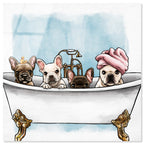 Frenchies In The Tub