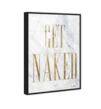 Get Naked Toilet sign