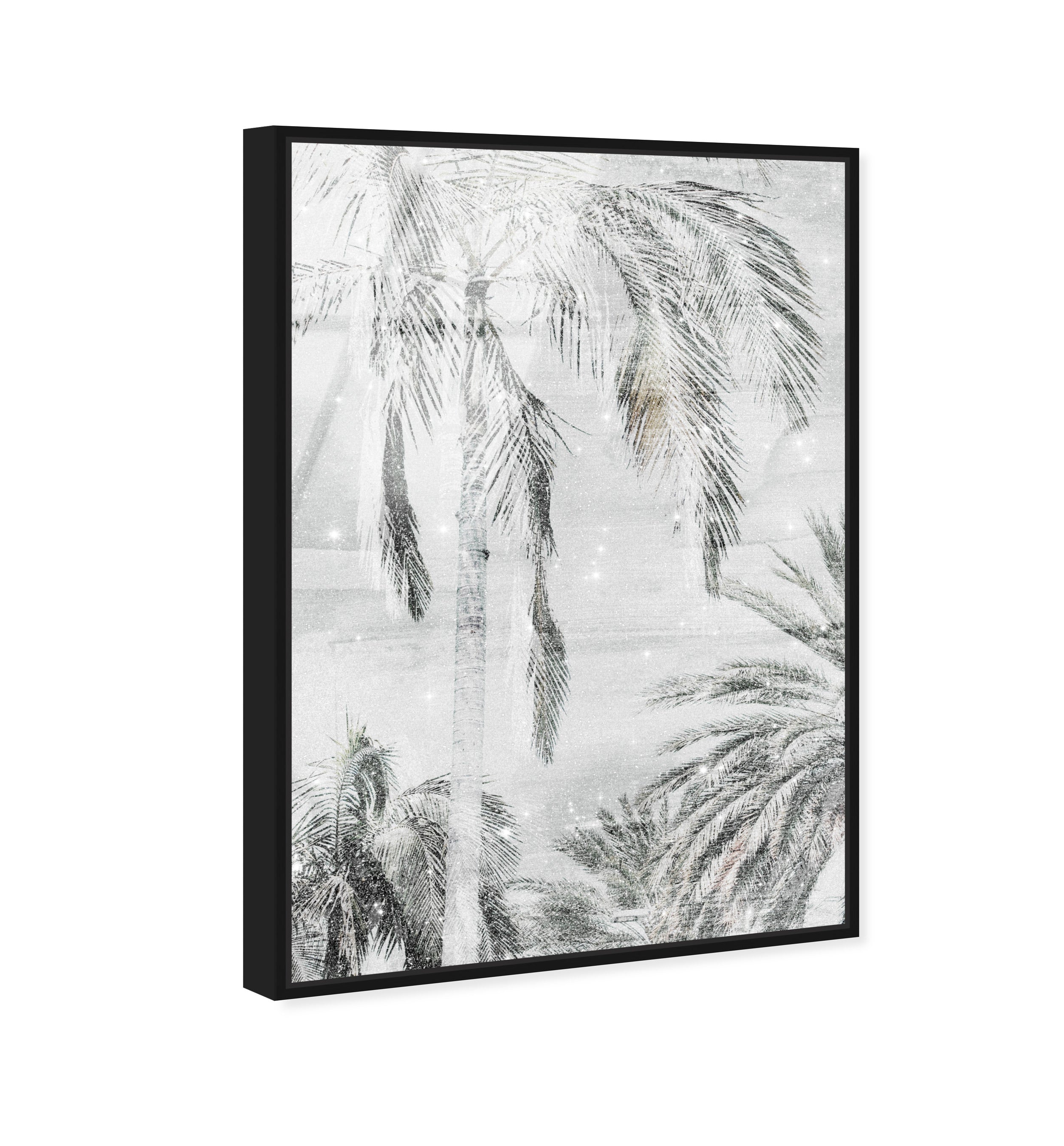 Palm Trees Neutral Sparkle