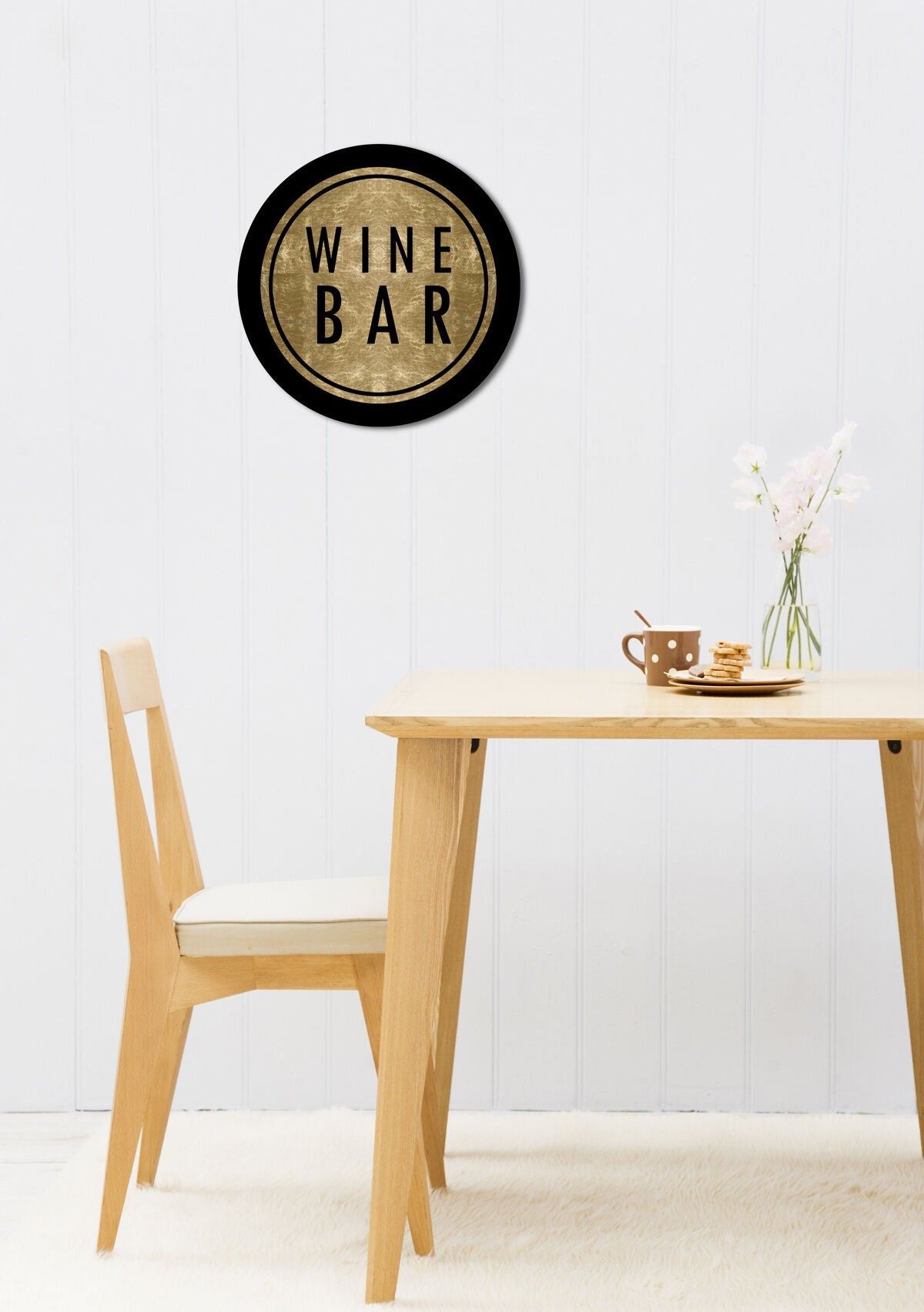 Vintage Winebar Circle