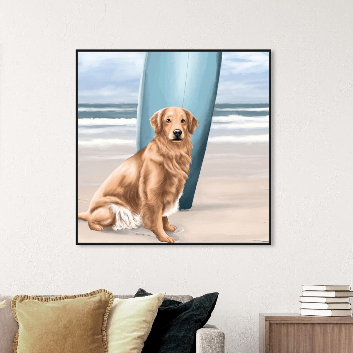 Surfer Golden Retriever
