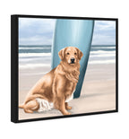 Surfer Golden Retriever