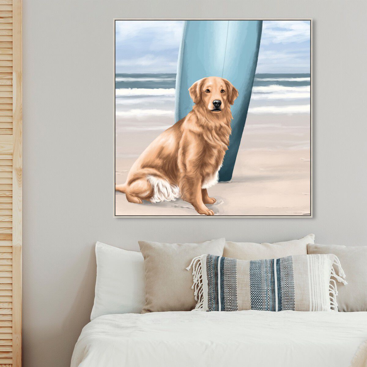 Surfer Golden Retriever