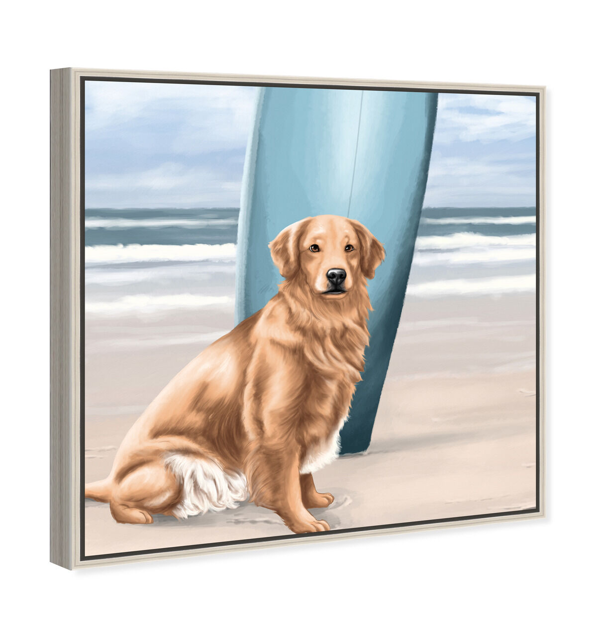 Surfer Golden Retriever