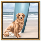 Surfer Golden Retriever
