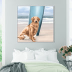 Surfer Golden Retriever