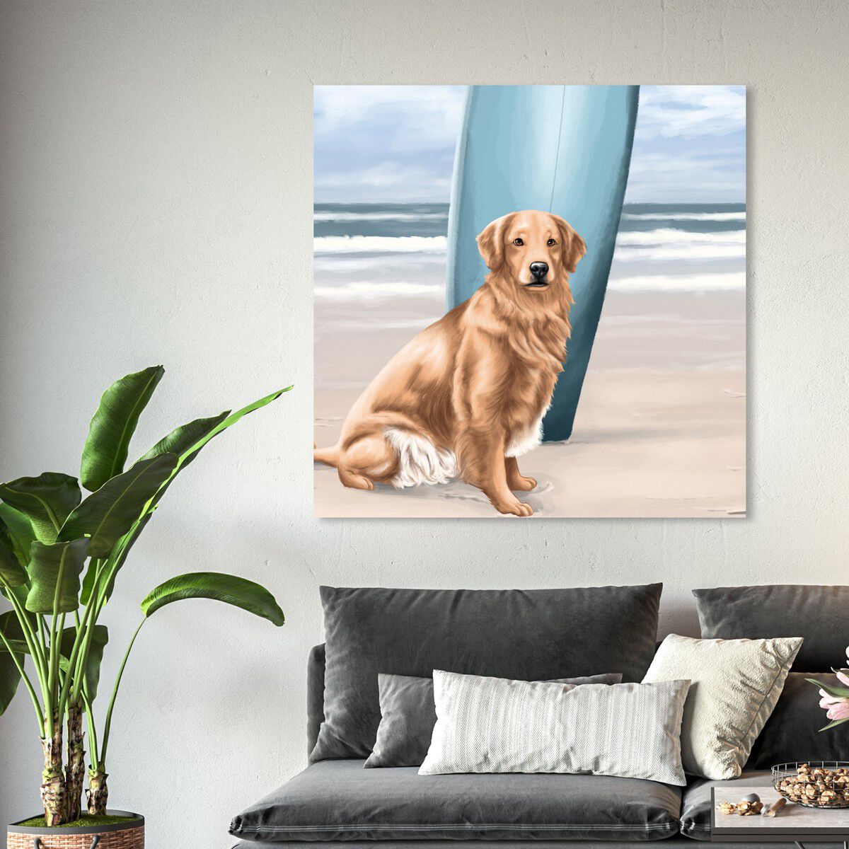 Surfer Golden Retriever Secondary image