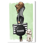 Fashion Walk Friend Poodle Green