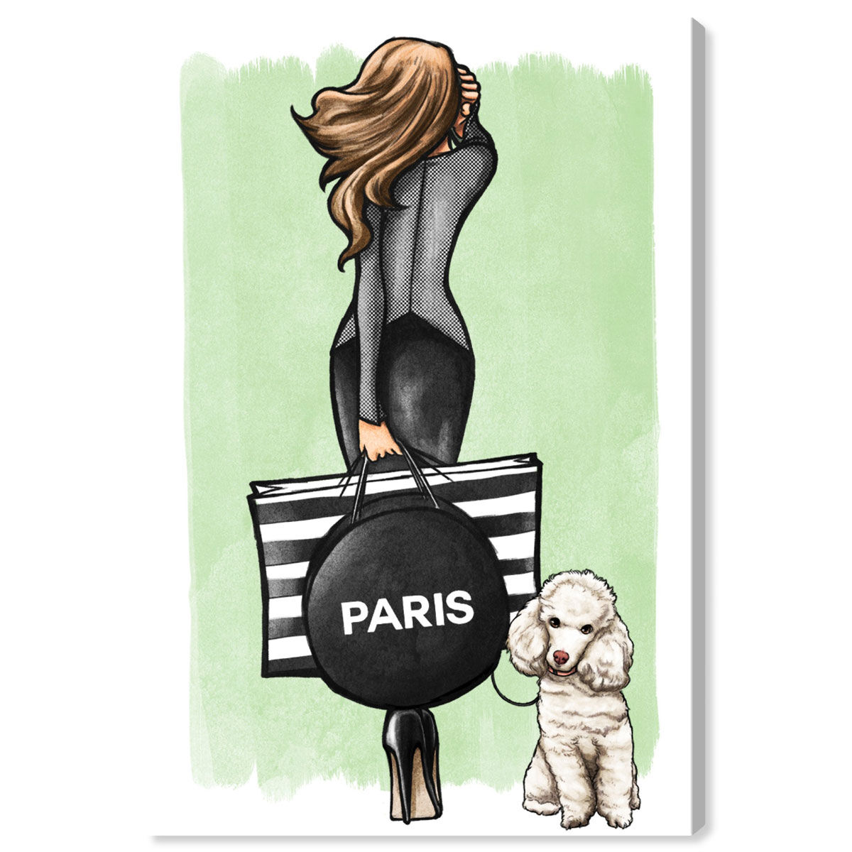 Fashion Walk Friend Poodle Green