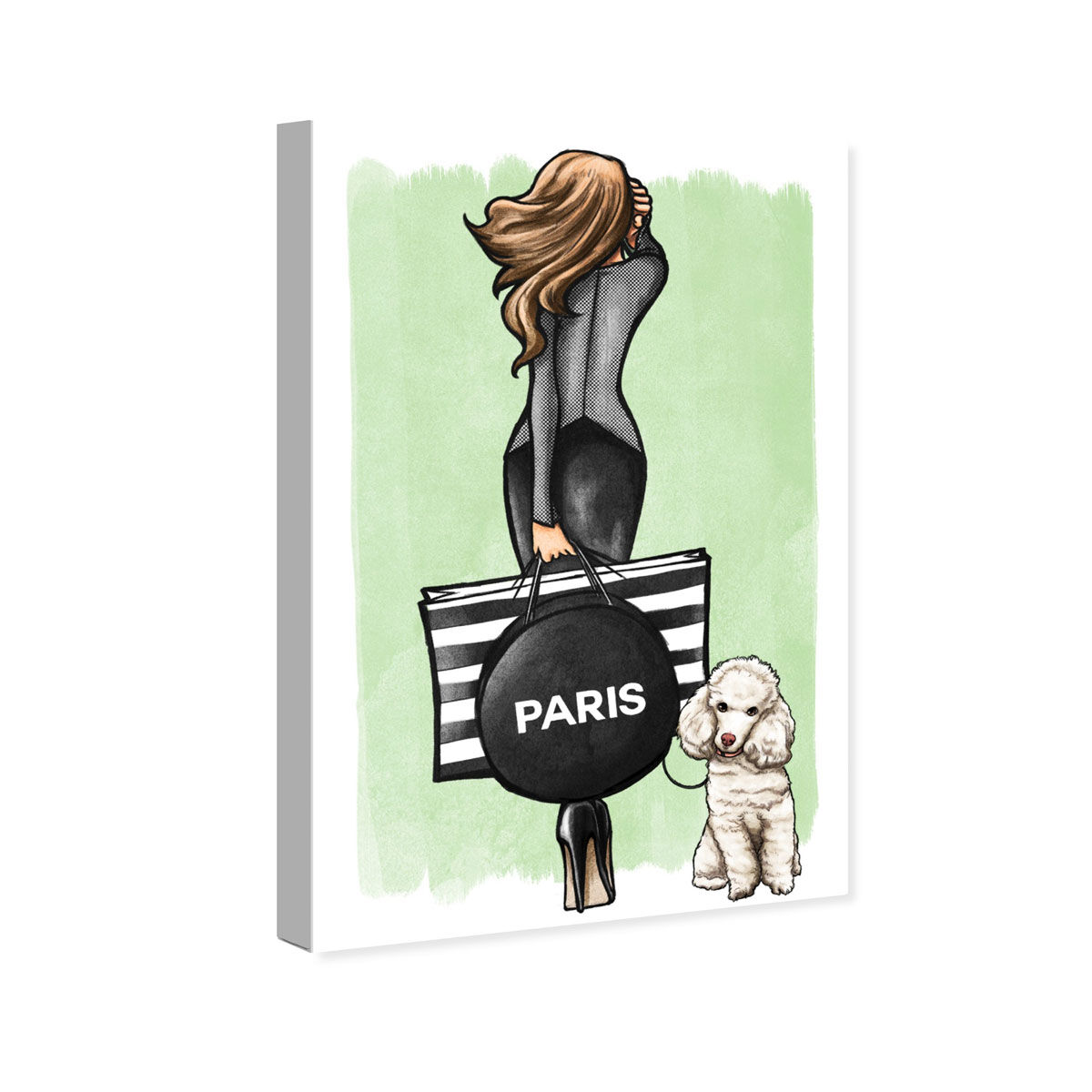 Fashion Walk Friend Poodle Green