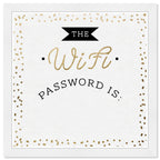 Wifi Confetti Gold