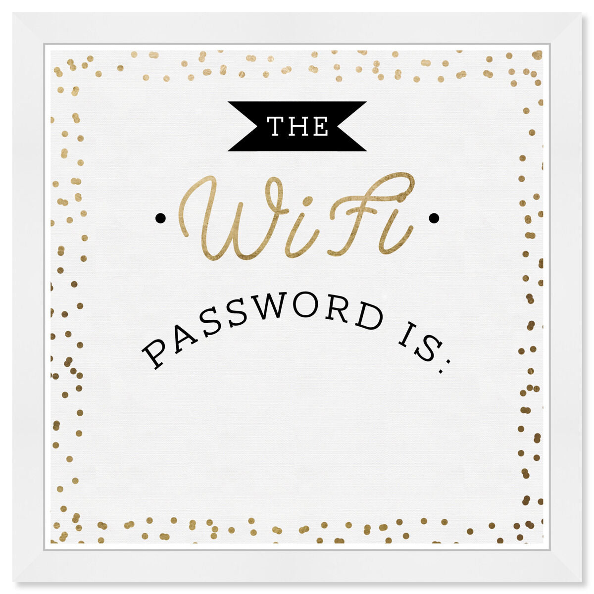 Wifi Confetti Gold