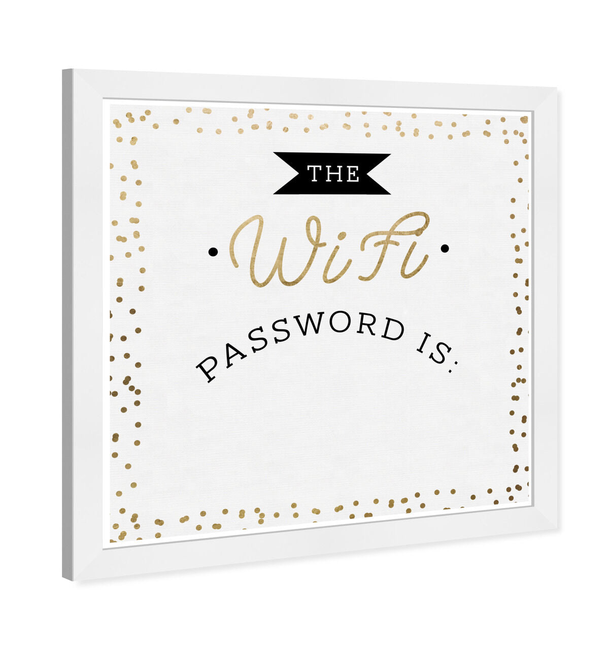 Wifi Confetti Gold