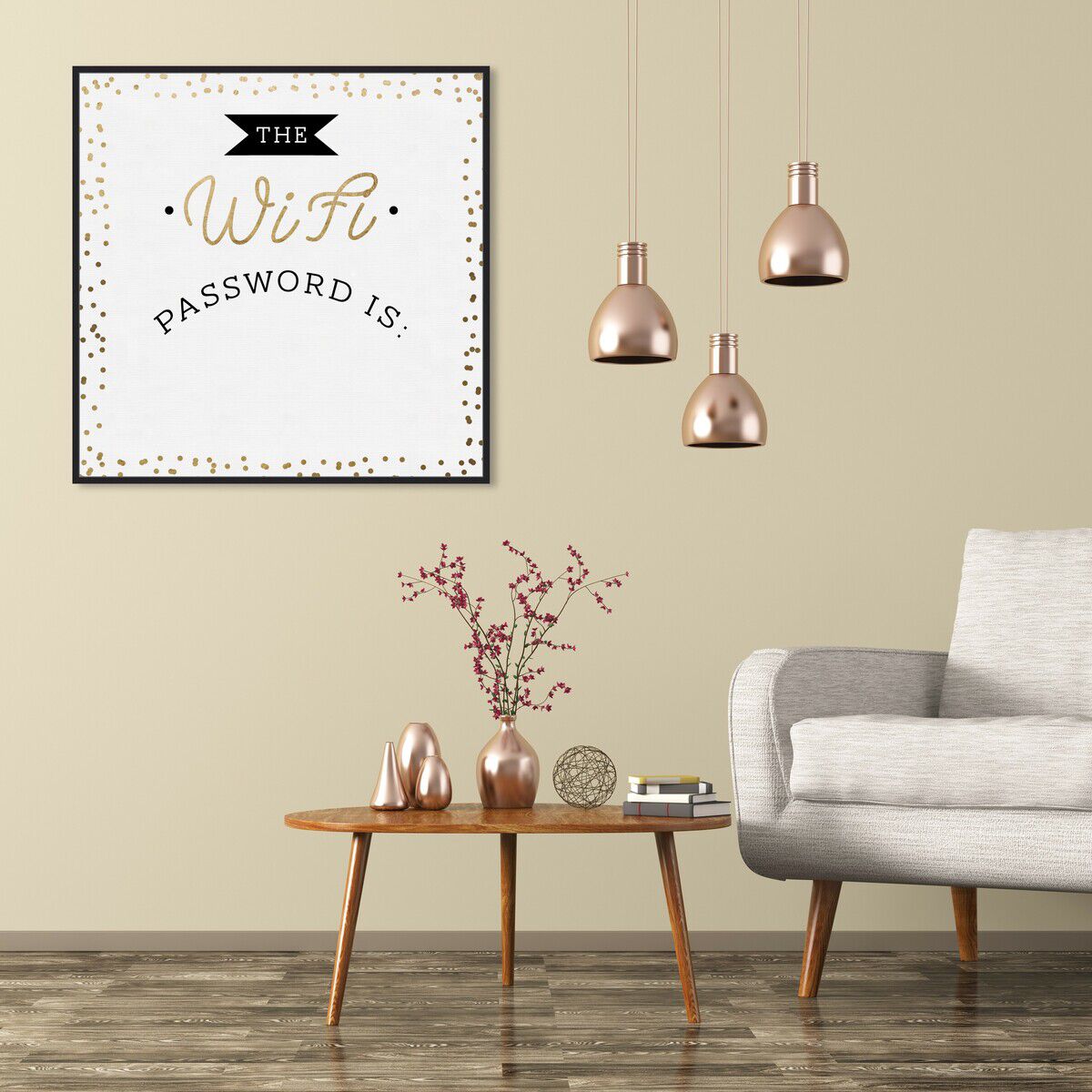 Wifi Confetti Gold