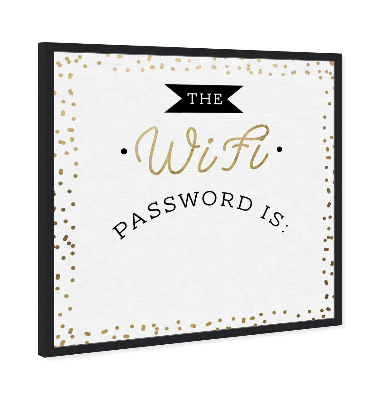 Wifi Confetti Gold