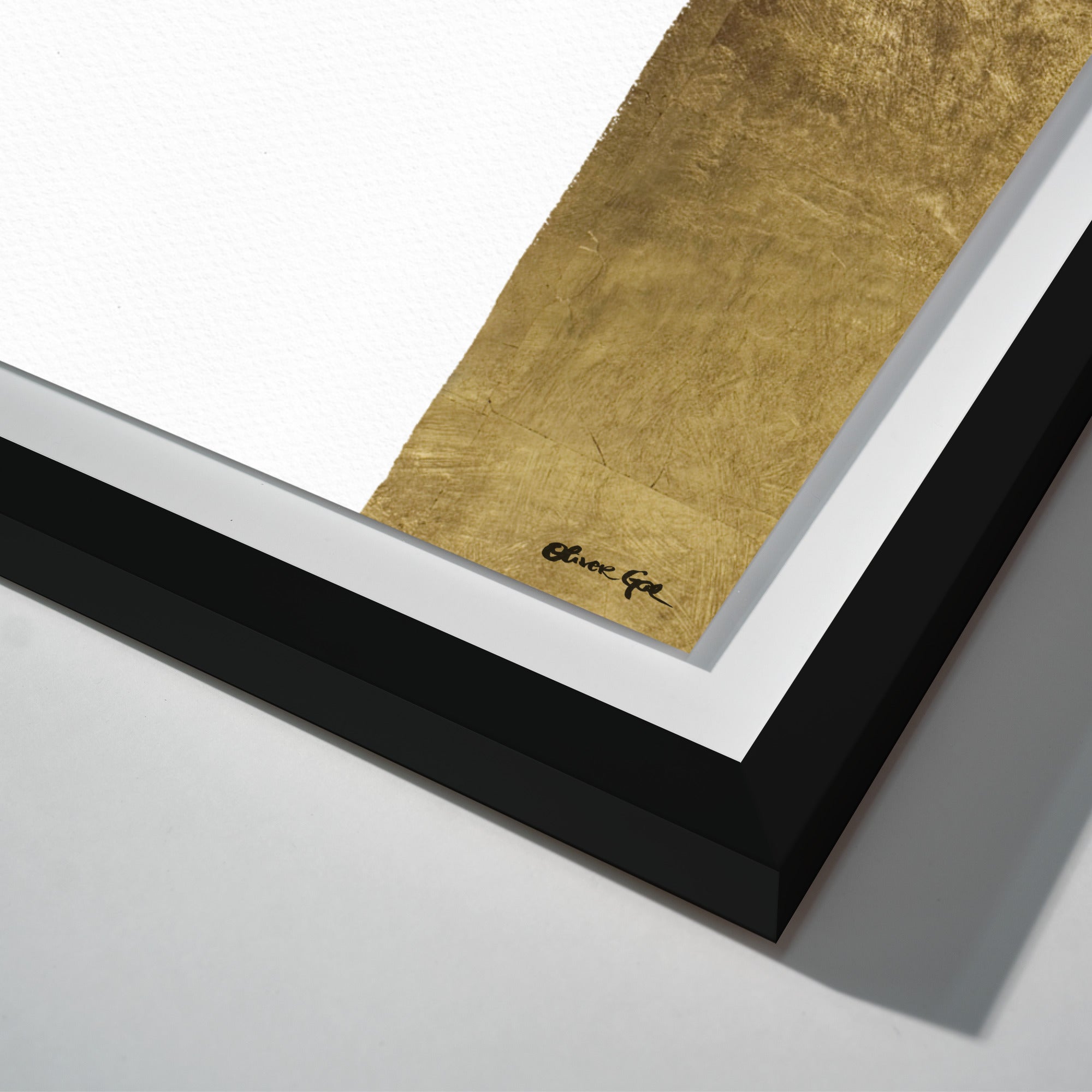 No Balance - with hand-applied Gold Leaf