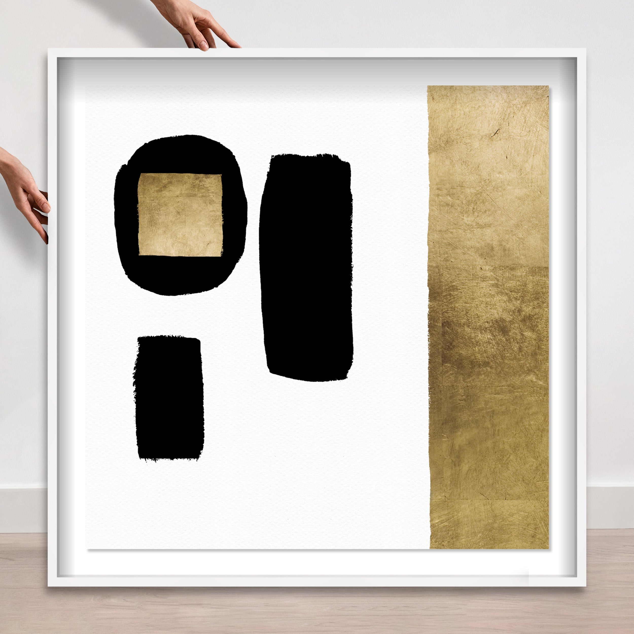 No Balance - with hand-applied Gold Leaf
