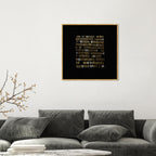 Gold Teeth - with hand-applied Gold Leaf