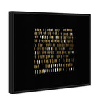 Gold Teeth - with hand-applied Gold Leaf