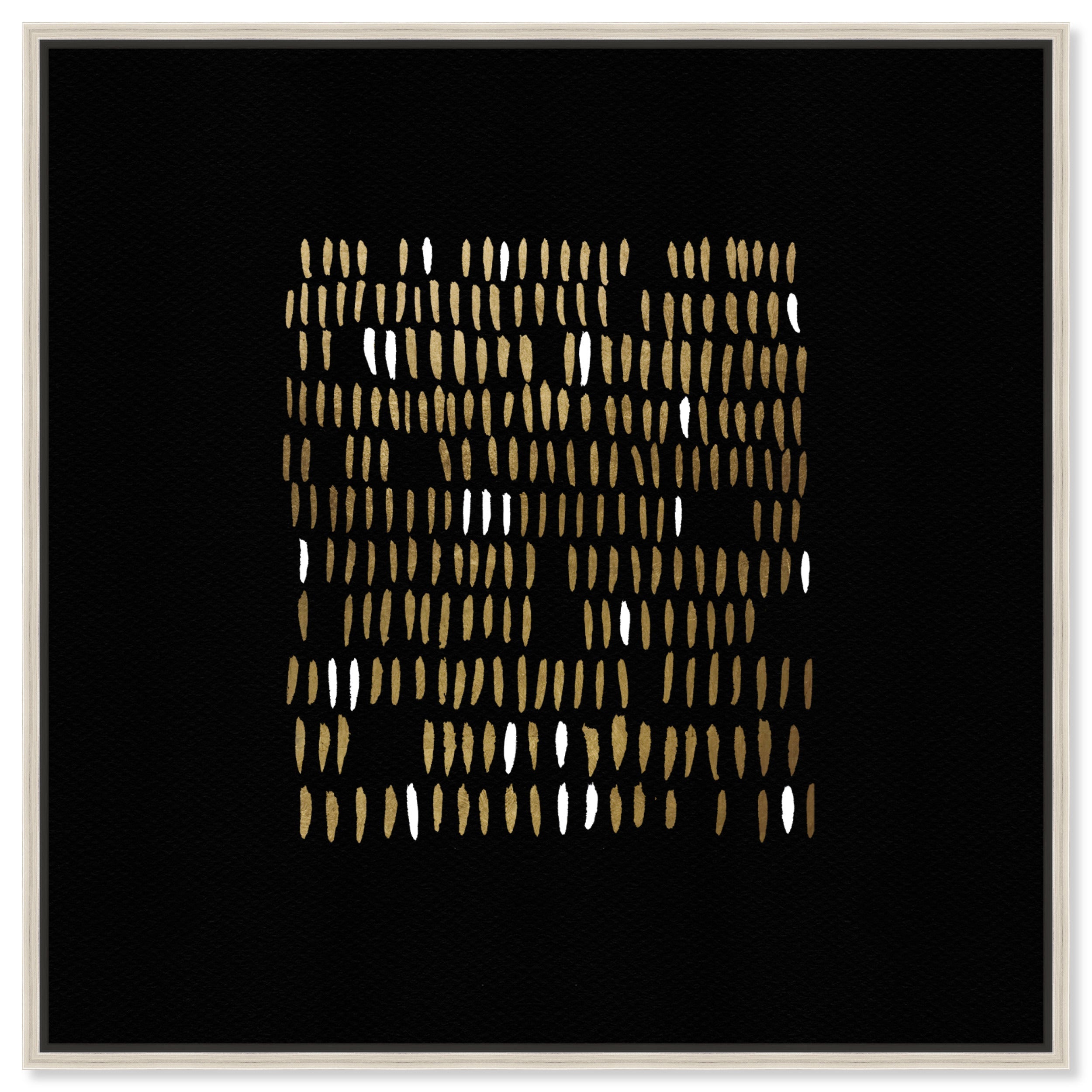 Gold Teeth - with hand-applied Gold Leaf
