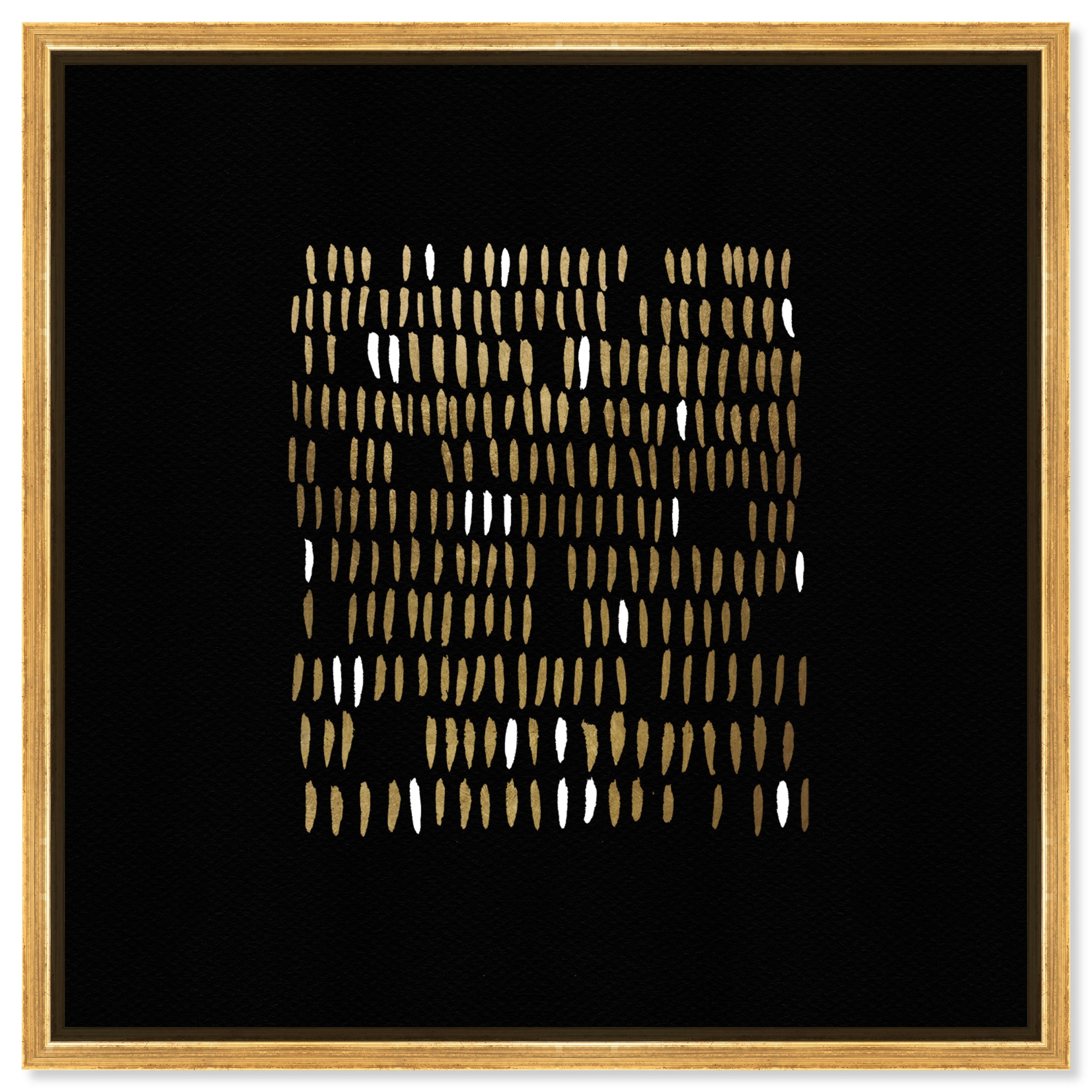 Gold Teeth - with hand-applied Gold Leaf