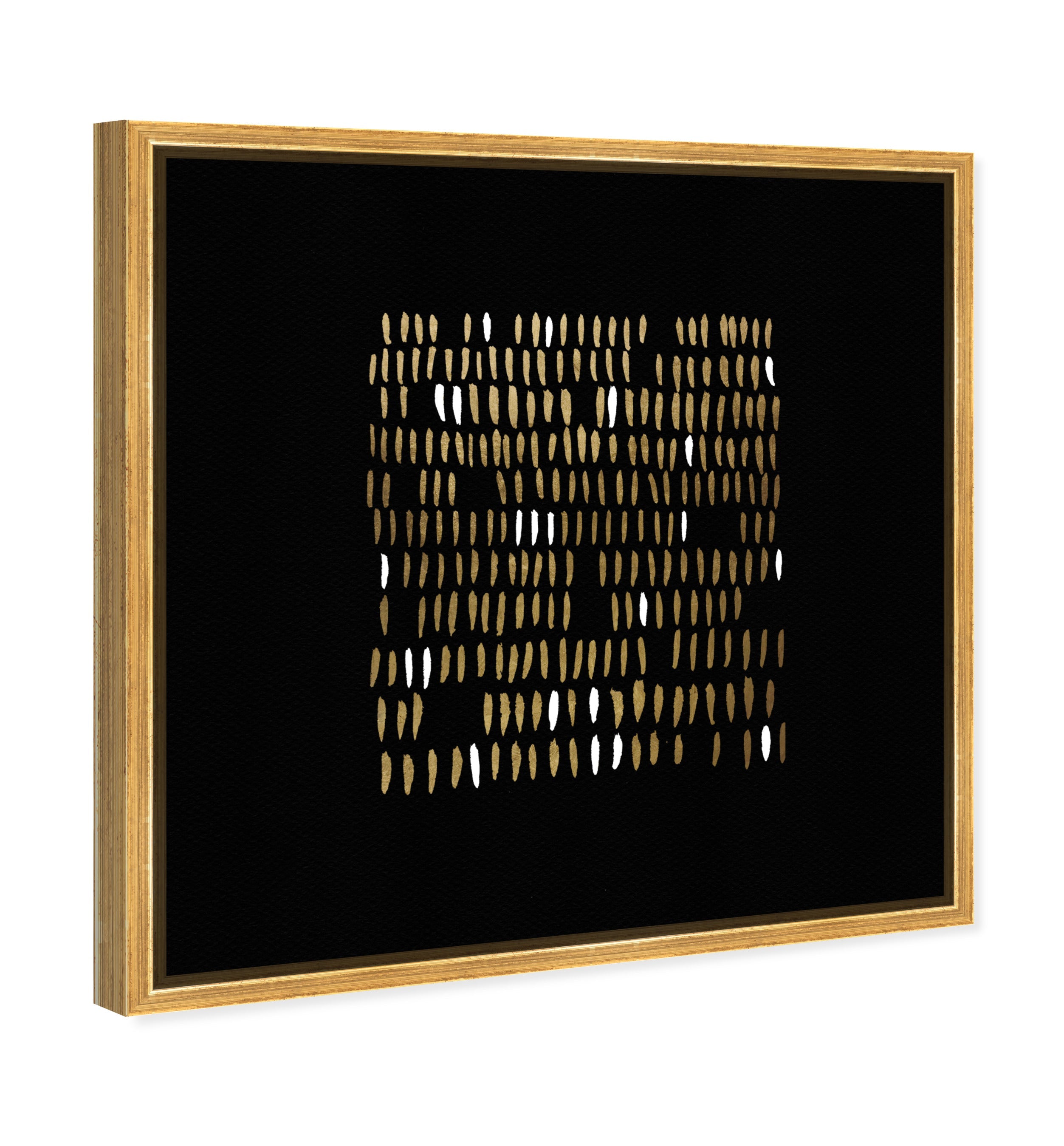Gold Teeth - with hand-applied Gold Leaf