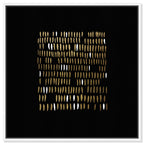 Gold Teeth - with hand-applied Gold Leaf
