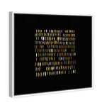 Gold Teeth - with hand-applied Gold Leaf