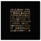 Gold Teeth - with hand-applied Gold Leaf