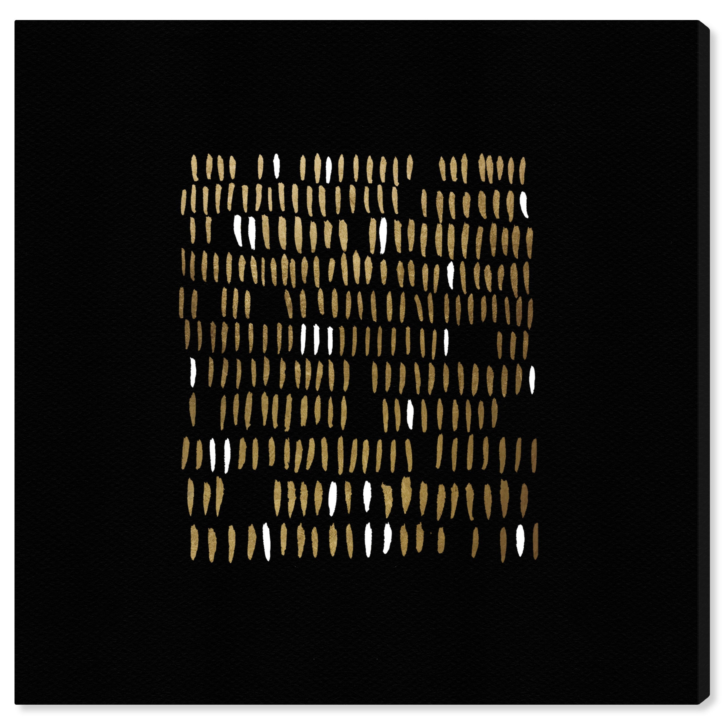 Gold Teeth - with hand-applied Gold Leaf