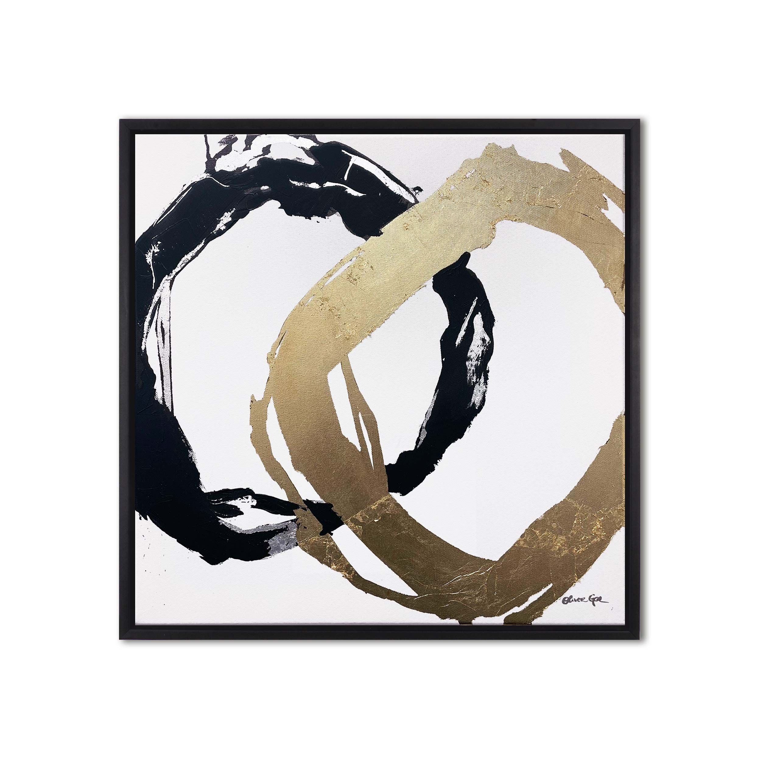 Balanced Rings- With Silver and Gold Leaf Secondary image