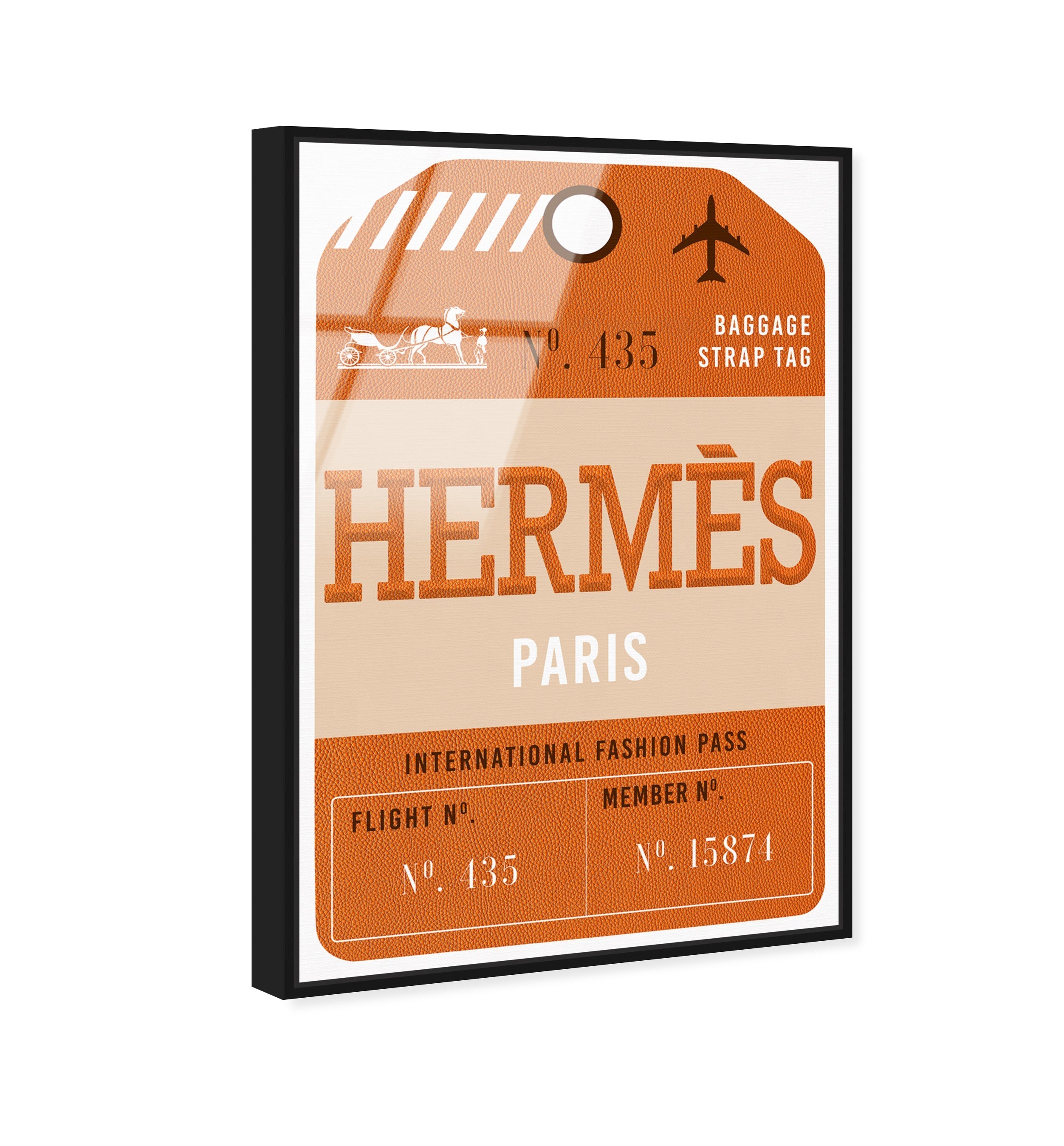 Paris Fashion Luggage Tag