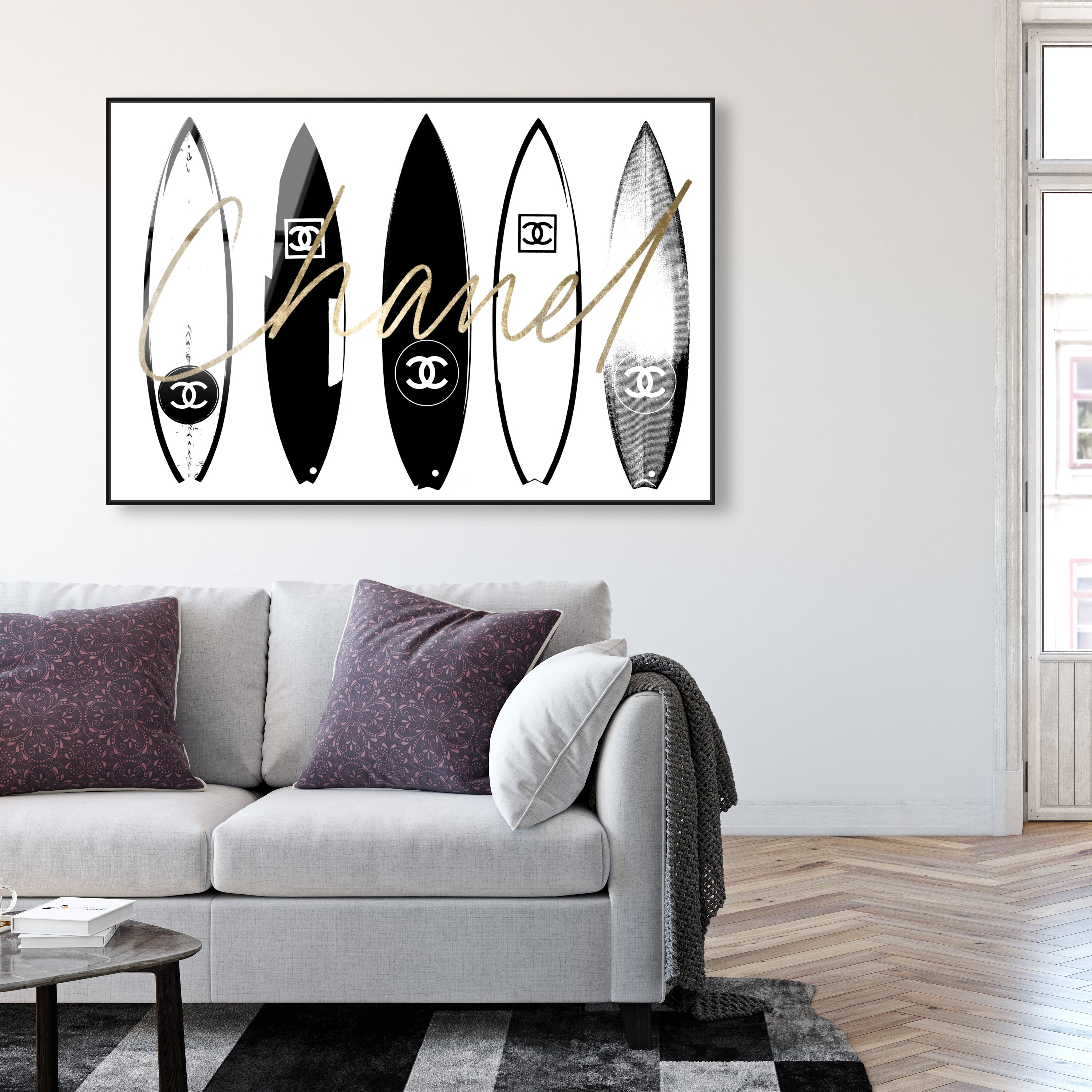 Surfing Paris White