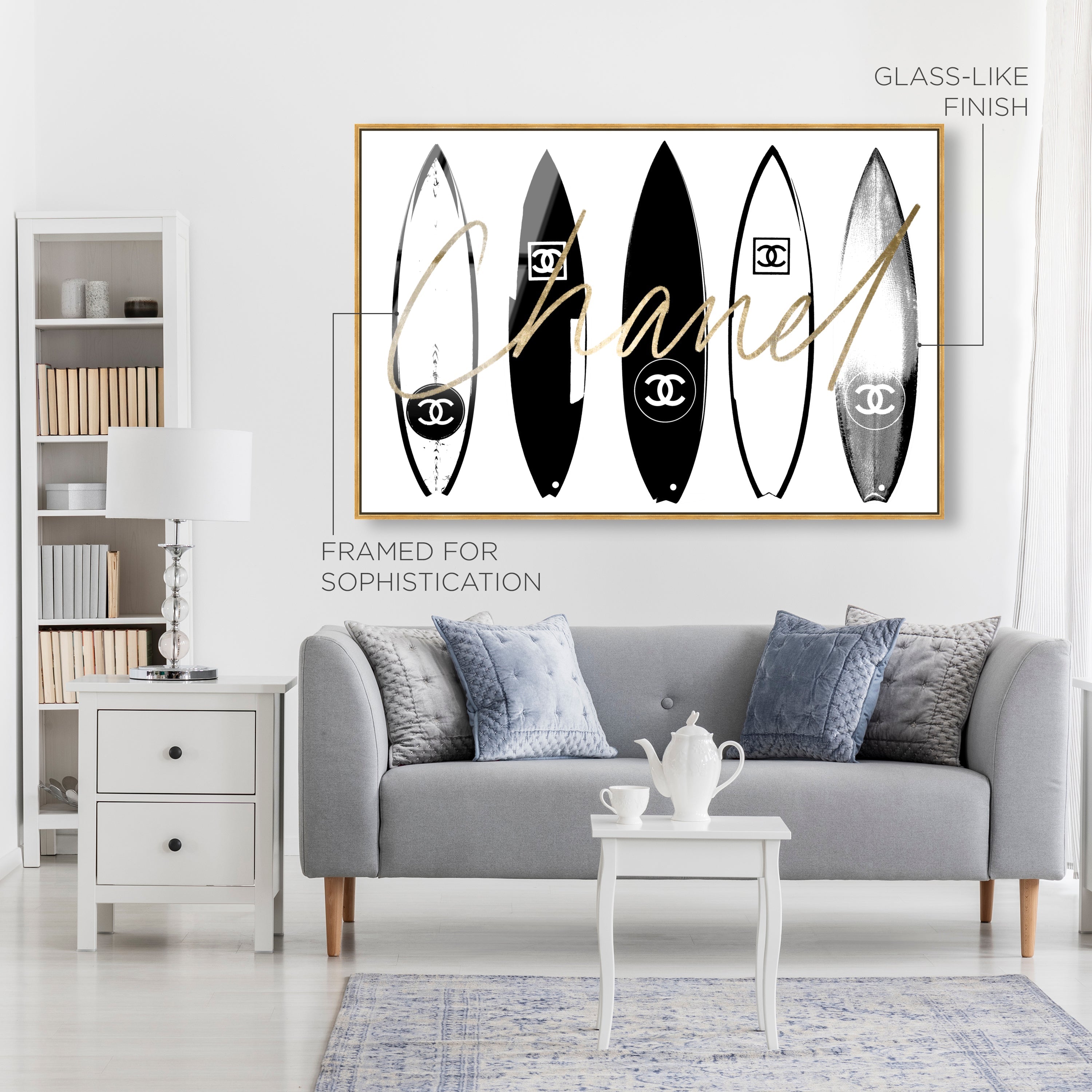 Surfing Paris White