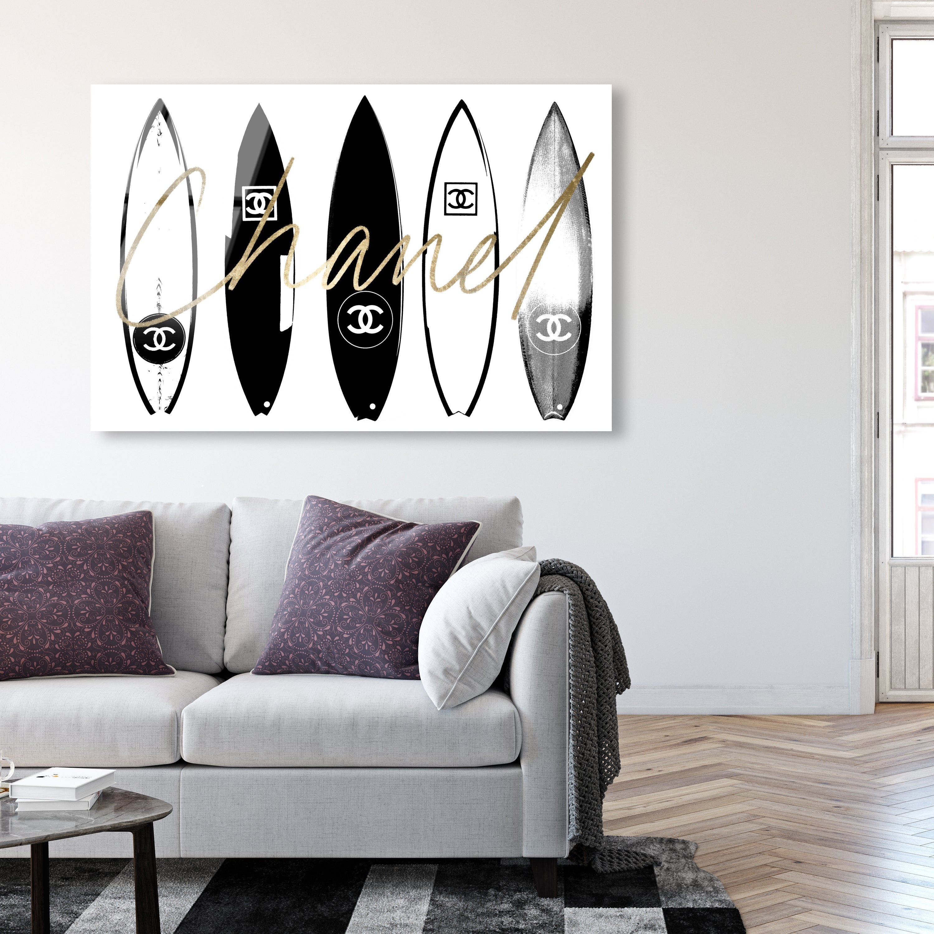 Surfing Paris White