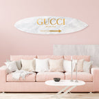 Italian Surfboard Marble Gold