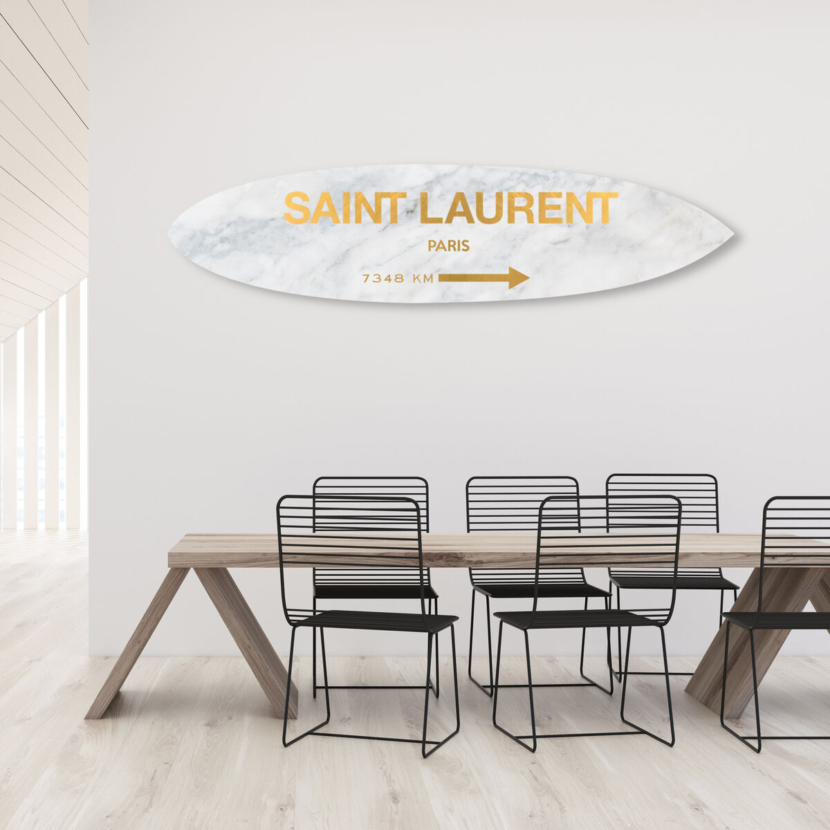 Paris Surf Board Marble Secondary image