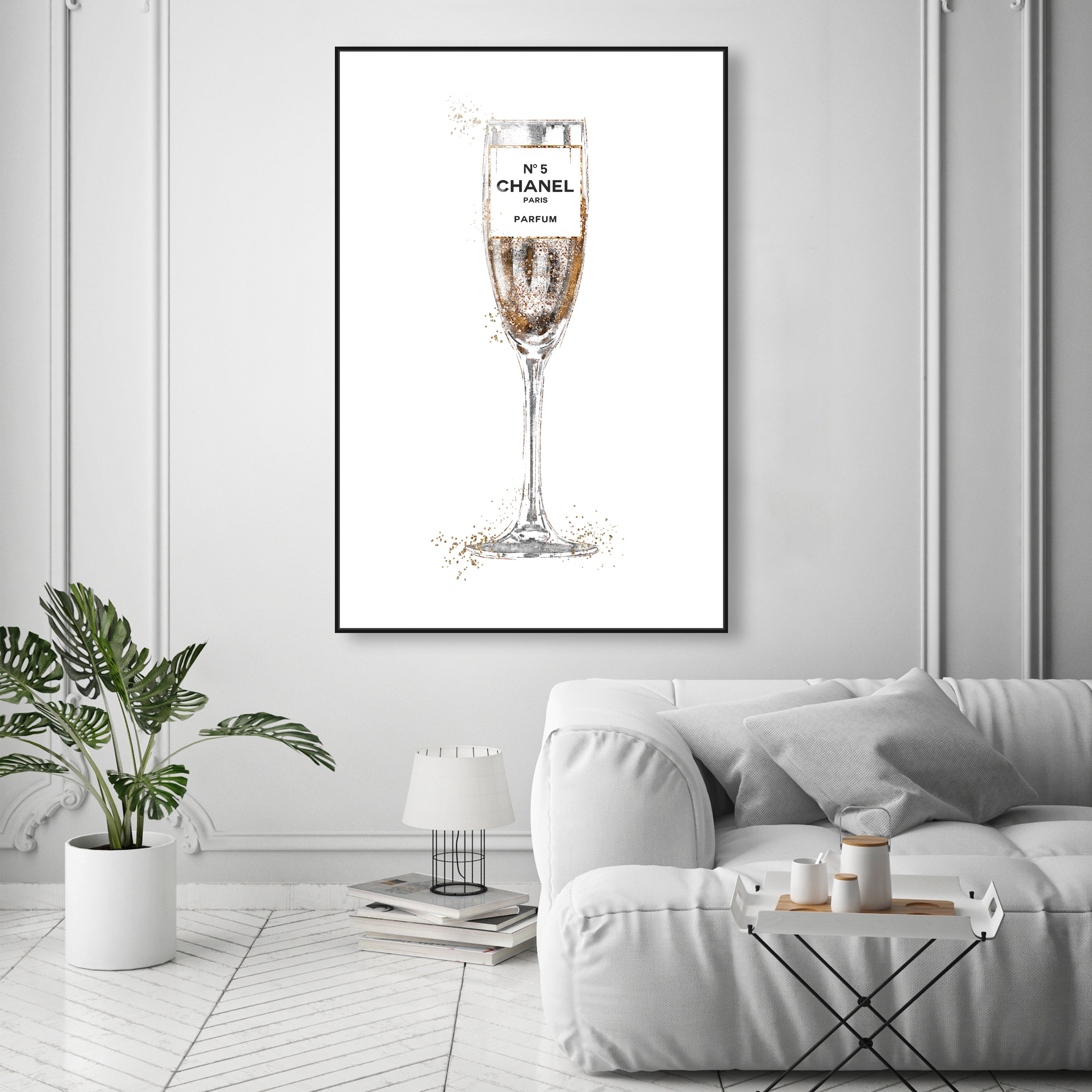 Glam Bubbly Champagne Perfume White