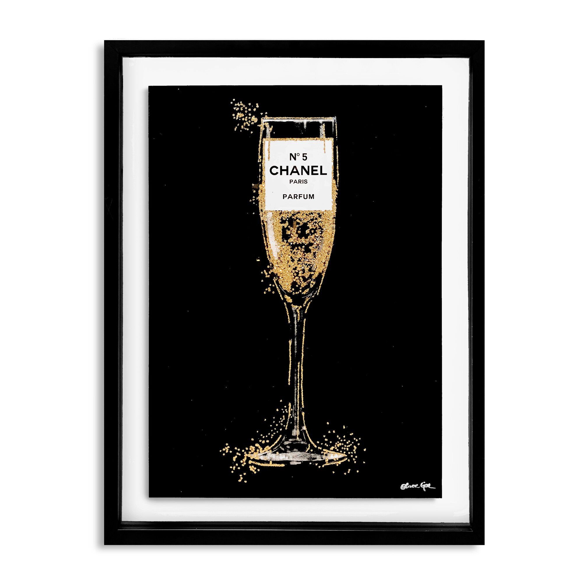 Glam Bubbly Champagne Perfume Black
