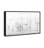 White Feather Flamingos