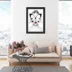Red Duchess - Displayed in a shadowbox