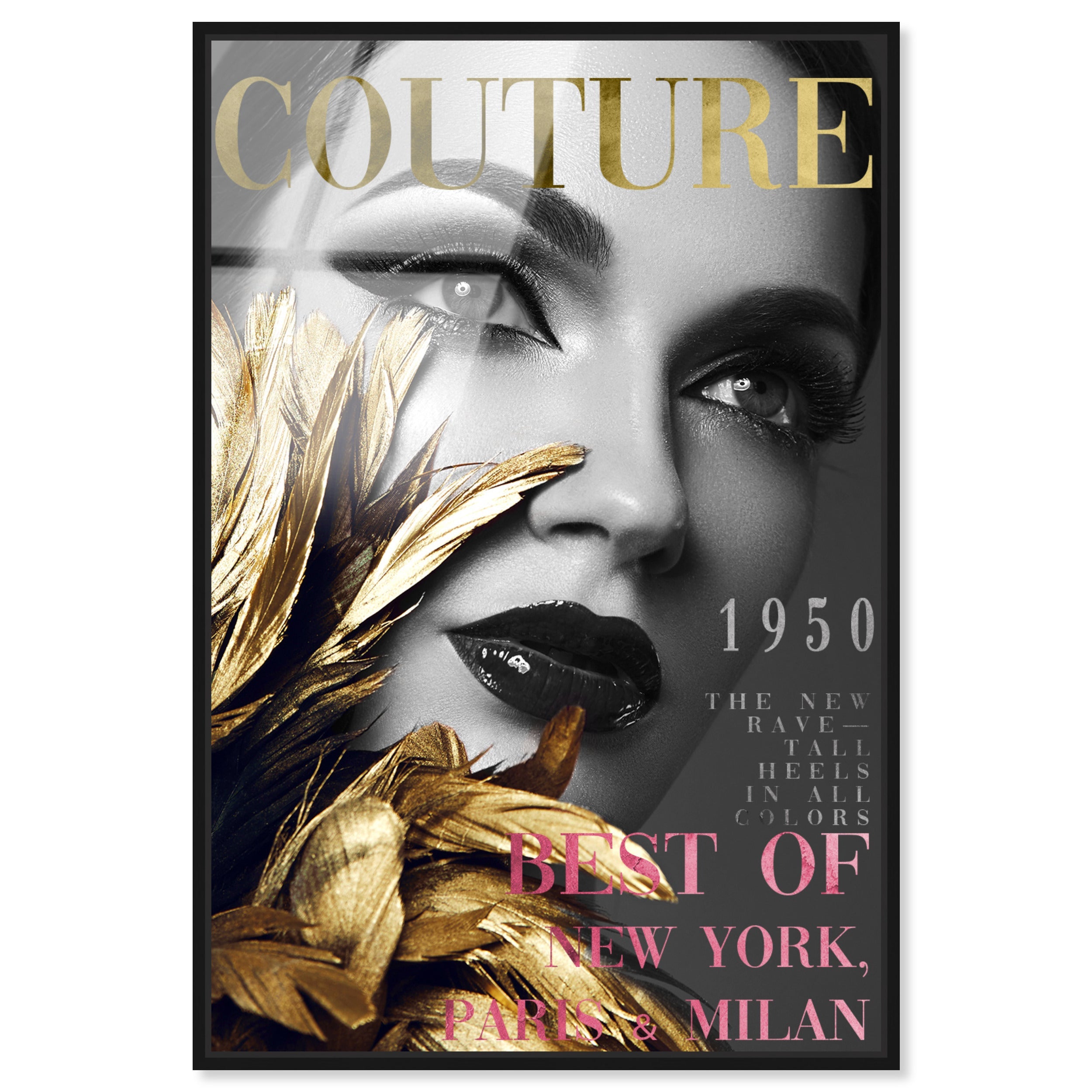 Cover Fashion Feathered Couture