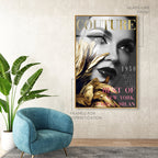 Cover Fashion Feathered Couture