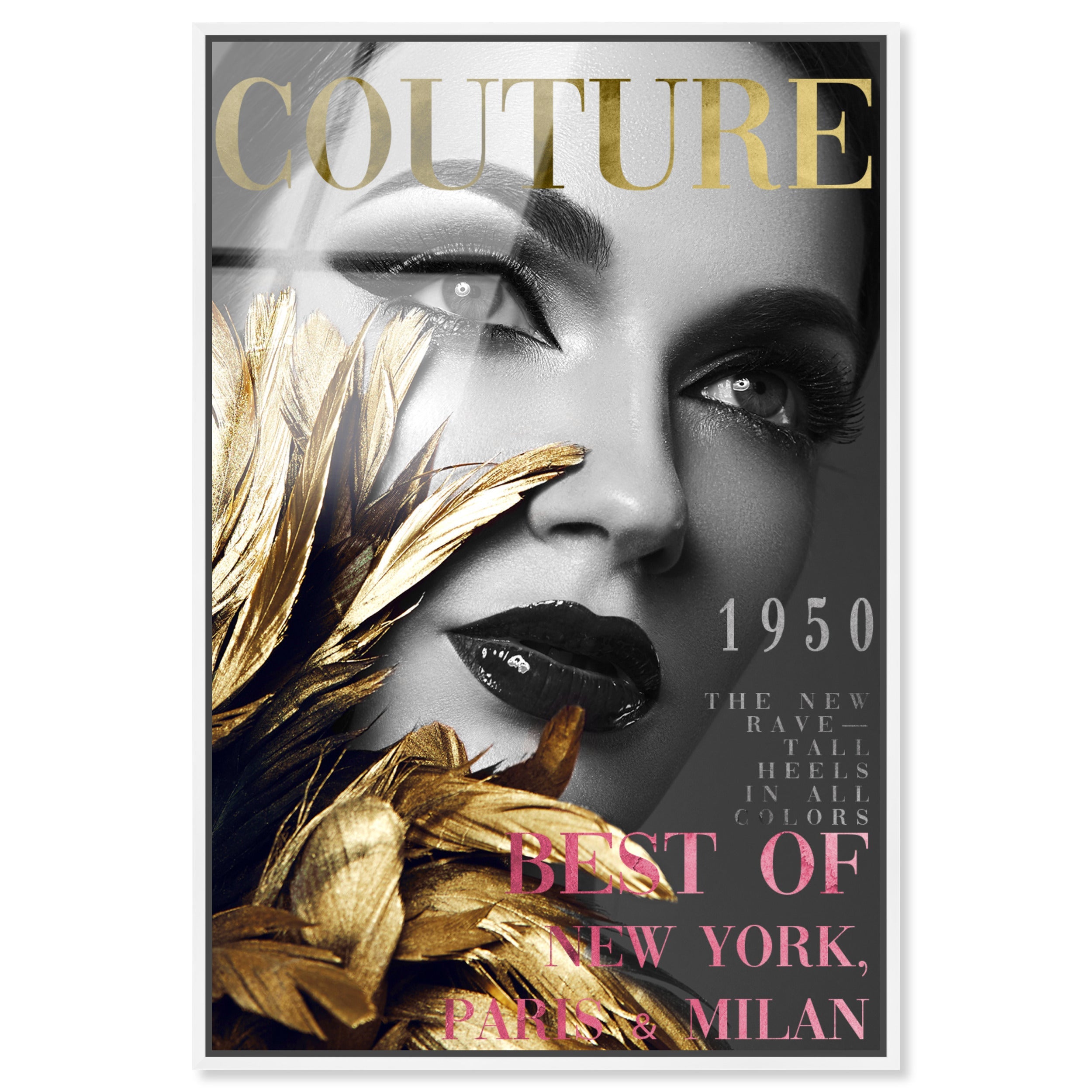 Cover Fashion Feathered Couture