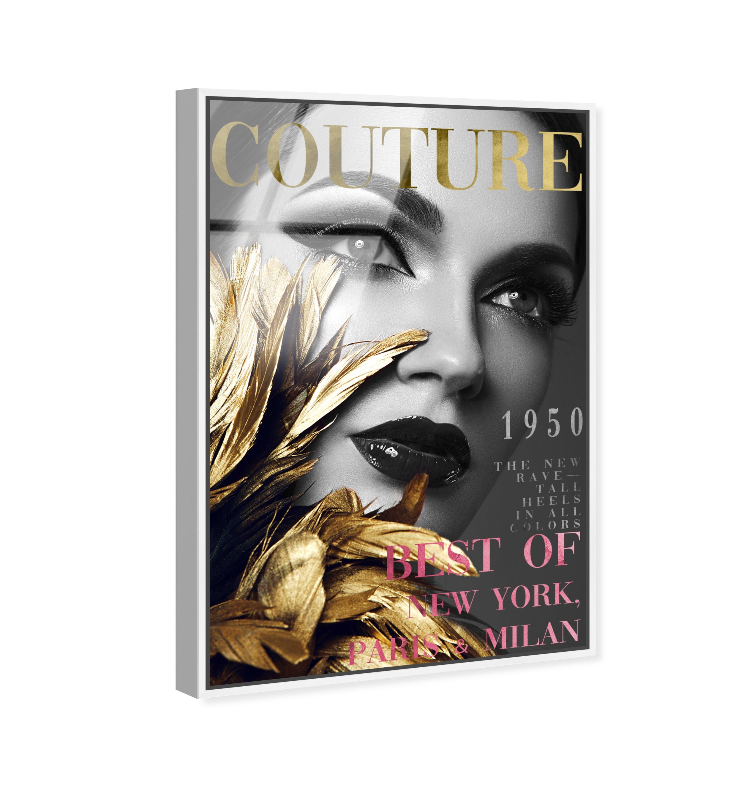 Cover Fashion Feathered Couture