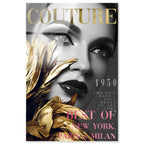 Cover Fashion Feathered Couture