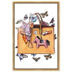 Doll Memories - Orange Butterflies Bag