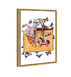 Doll Memories - Orange Butterflies Bag