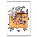 Doll Memories - Orange Butterflies Bag