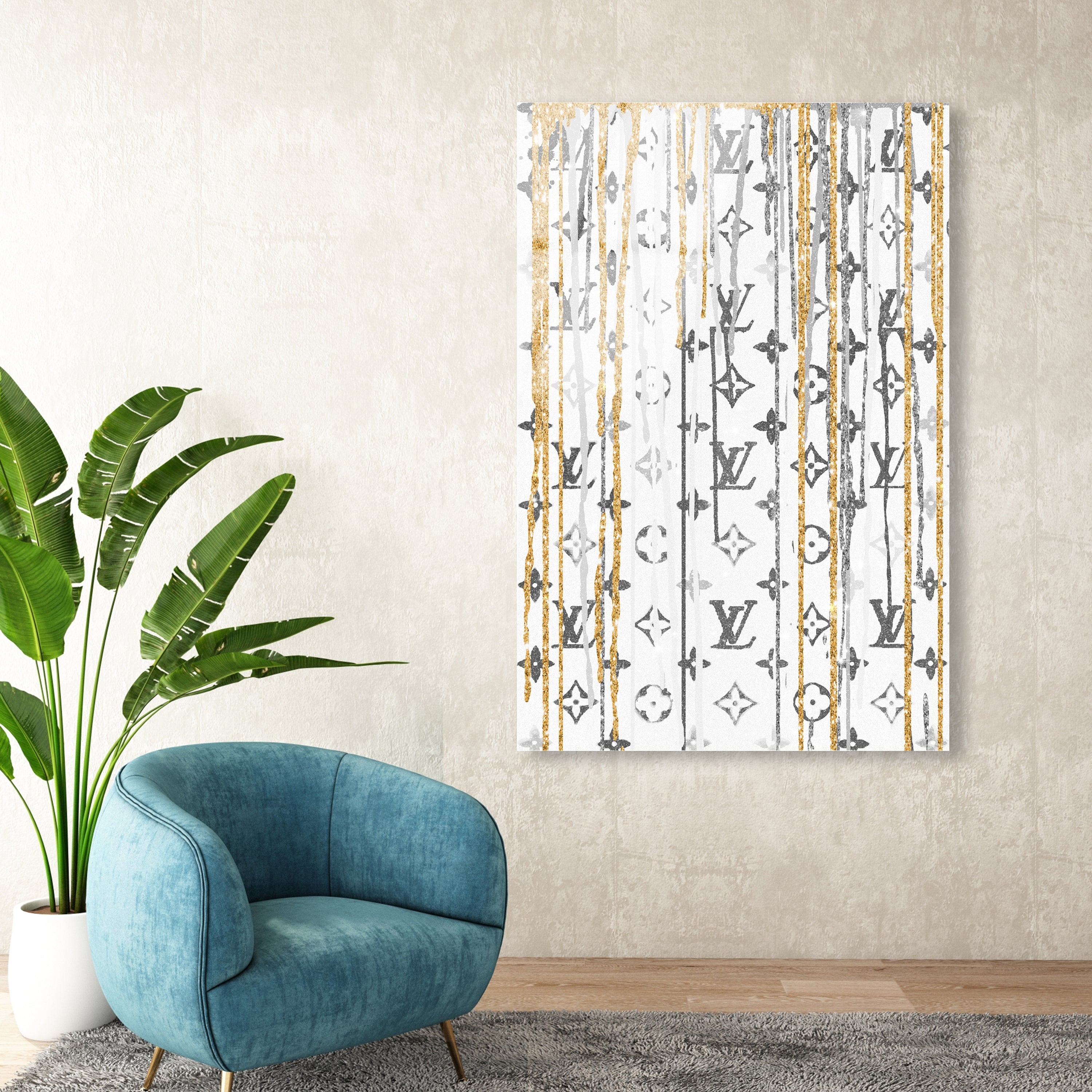 Luxury Drips Black and White